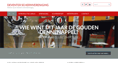 Desktop Screenshot of deventerschermvereniging.nl